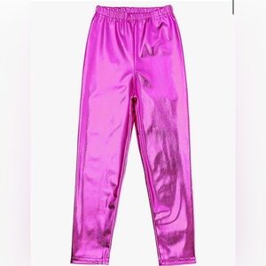 NEW Metallic Leggings Pants Modern Hip Hop Street Dance 28/26”